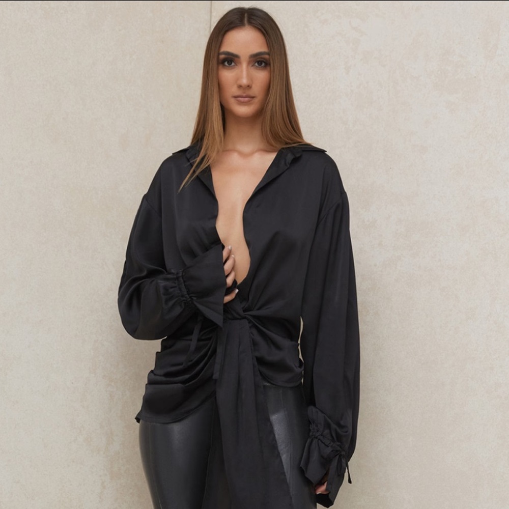 Elegant Black Women's Top